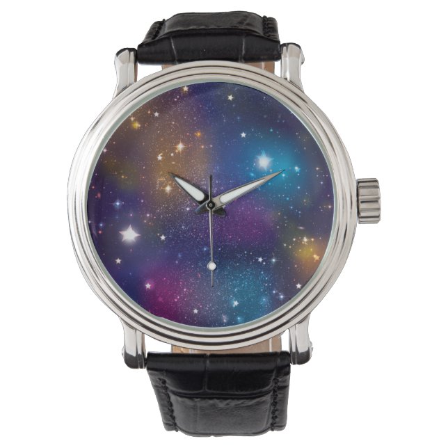 Stellar Galaxy Print Watch (Front)