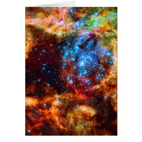 Stellar Group, Tarantula Nebula outer space image Card
