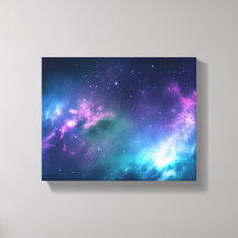 Stellar Illumination: Nebula with Glowing Stars