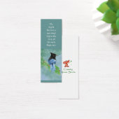 Stellar Jay Bird Scripture Bible Bookmark (Desk)