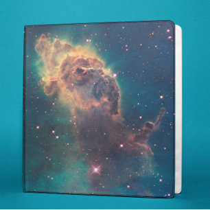 Stellar Jet in Carina Nebula 3 Ring Binder