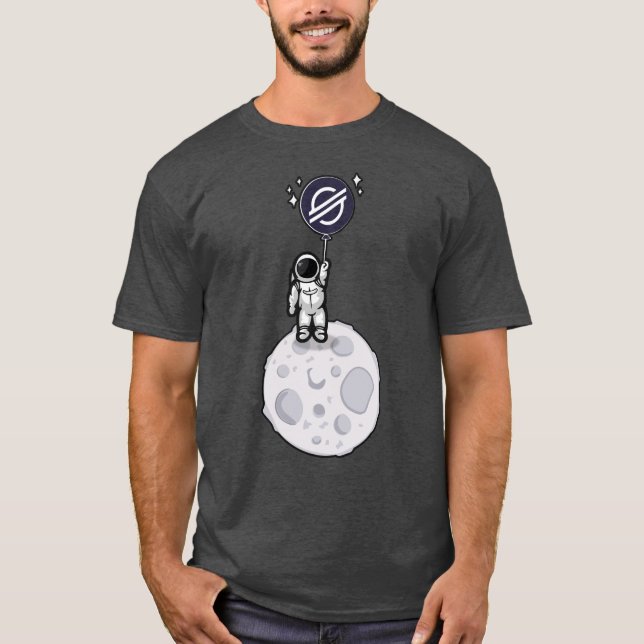 STELLAR LUMENS Crypto XLM Token Decentralized Bloc T-Shirt (Front)