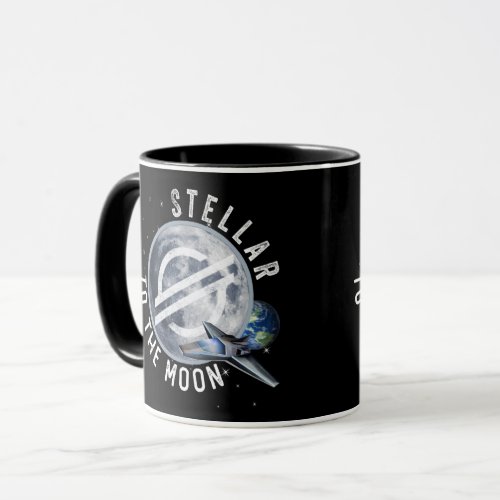 Stellar Lumens XLM Coin to the moon Gifts Crypto Mug