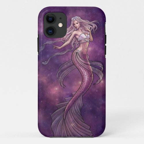 Stellar Mermaid Elegance iPhone 11 Case