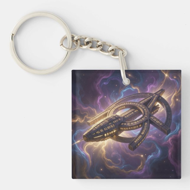 Stellar Path – Journey Through the Universe´14 Keychain (Front)