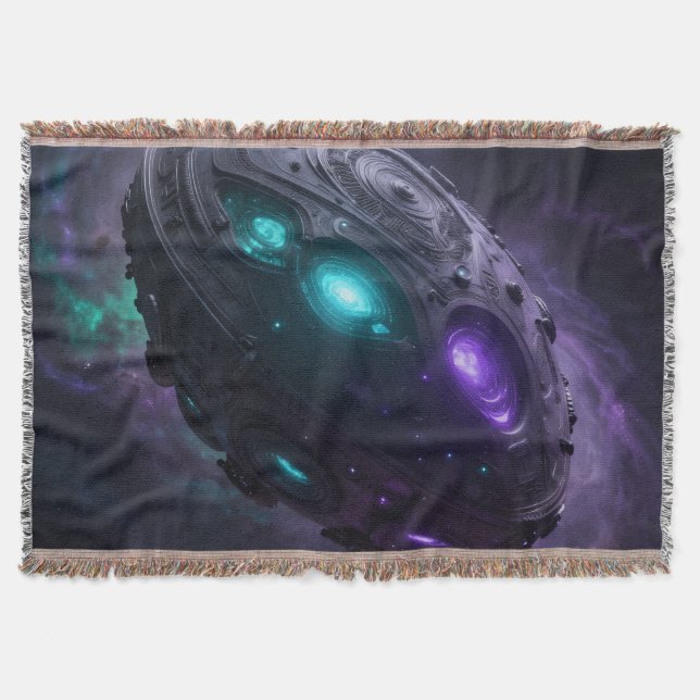 Stellar Path – Journey Through the Universe´1 Throw Blanket (Front)