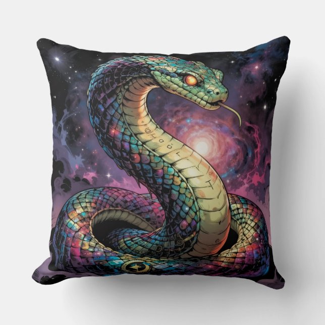 Stellar Path – Journey Through the Universe´2 Throw Pillow (Front)