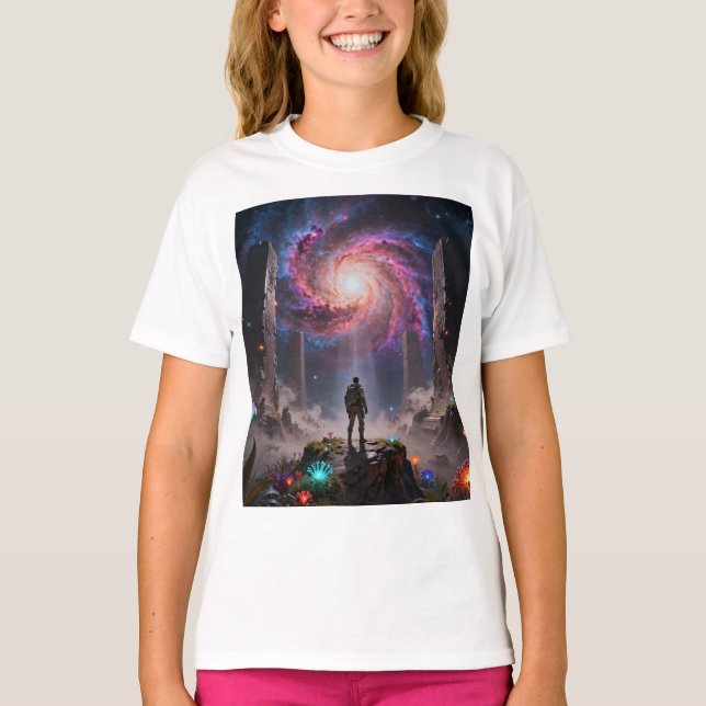 Stellar Path – Journey Through the Universe´3 T-Shirt (Front)