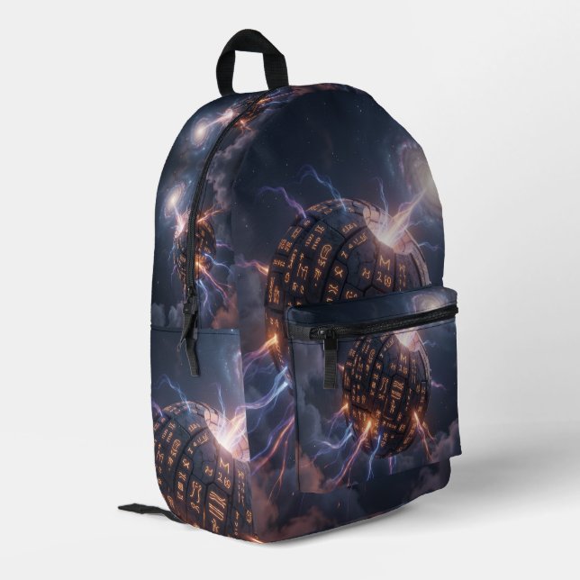Stellar Path – Journey Through the Universe´4 Printed Backpack (Back Corner Left)