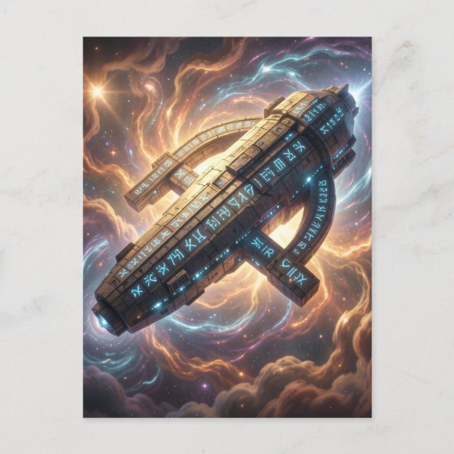 Stellar Path – Journey Through the Universe´5 Postcard (Front)