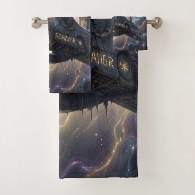 Stellar Path – Journey Through the Universe´7 Bath Towel Set (Insitu)