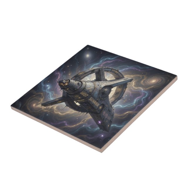 Stellar Path – Journey Through the Universe´7 Ceramic Tile (Side)