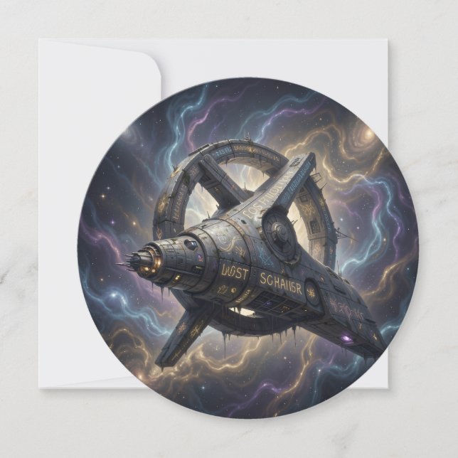 Stellar Path – Journey Through the Universe´7 Holiday Card (Front)