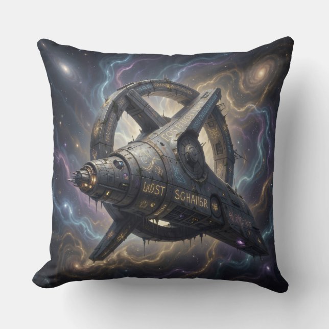 Stellar Path – Journey Through the Universe´7 Throw Pillow (Front)