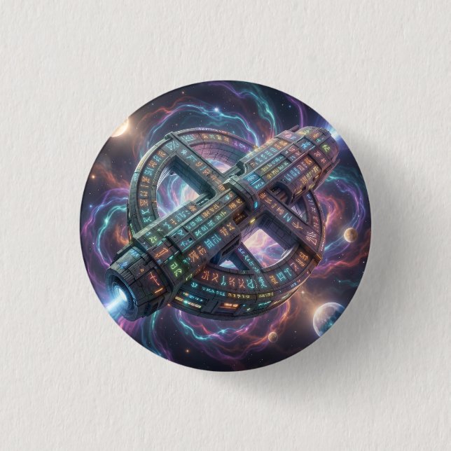 Stellar Path – Journey Through the Universe´8 Button (Front)