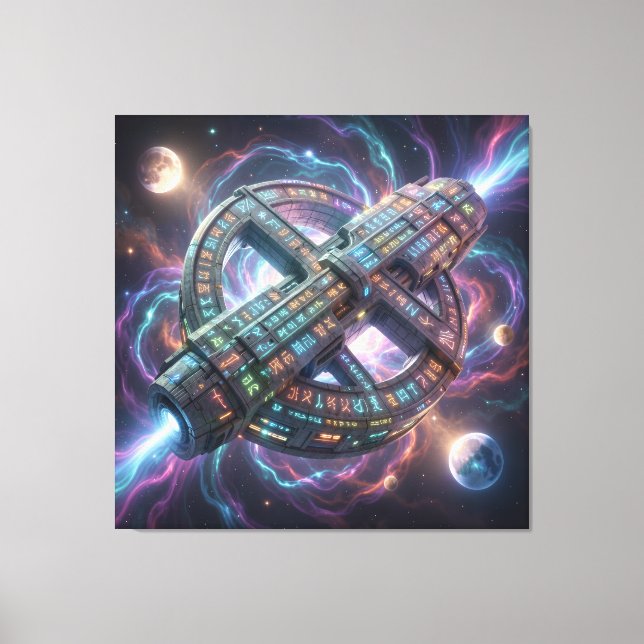 Stellar Path – Journey Through the Universe´8 Canvas Print (Front)
