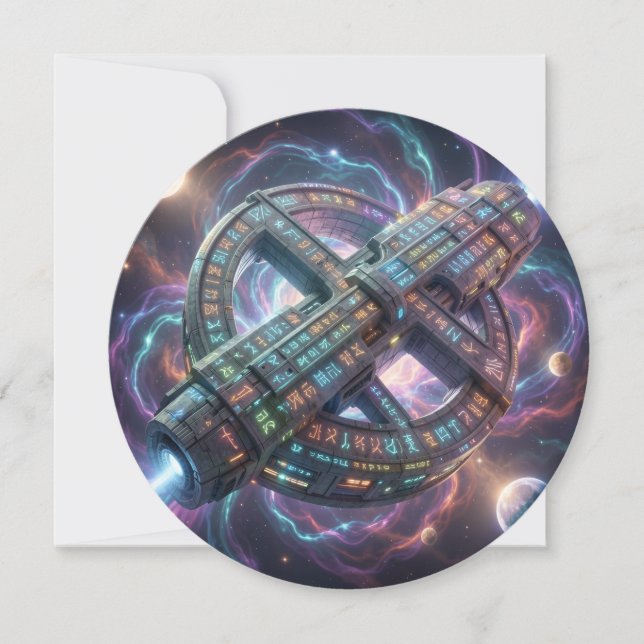 Stellar Path – Journey Through the Universe´8 Holiday Card (Front)