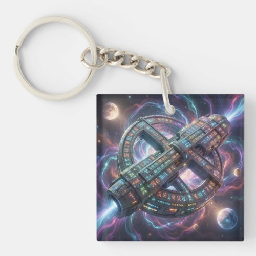 Stellar Path – Journey Through the Universe´8 Keychain