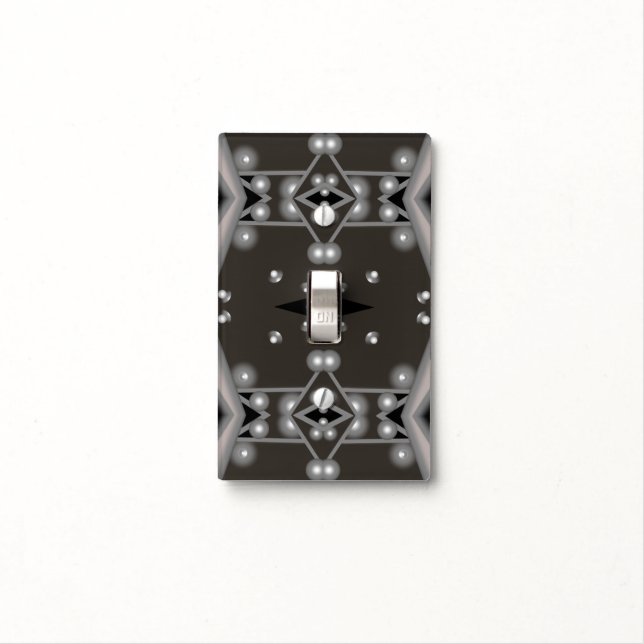 Stellar Performance Modern Abstract Art Design Light Switch Cover (In Situ)