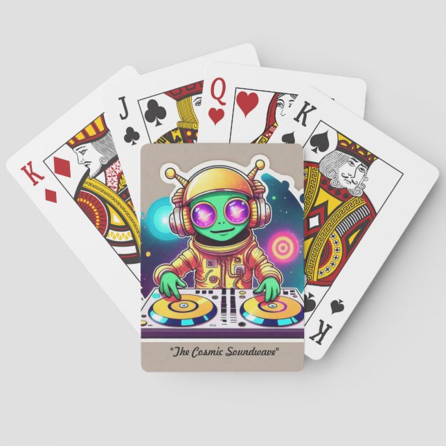 "Stellar Sound Explosion" Poker Cards (Back)