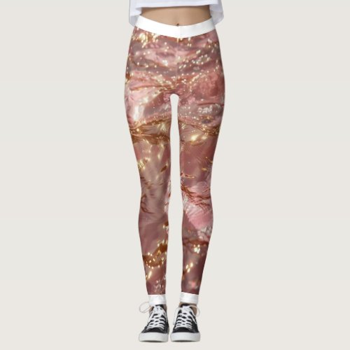 Stellar Style Glittery Star Leggings