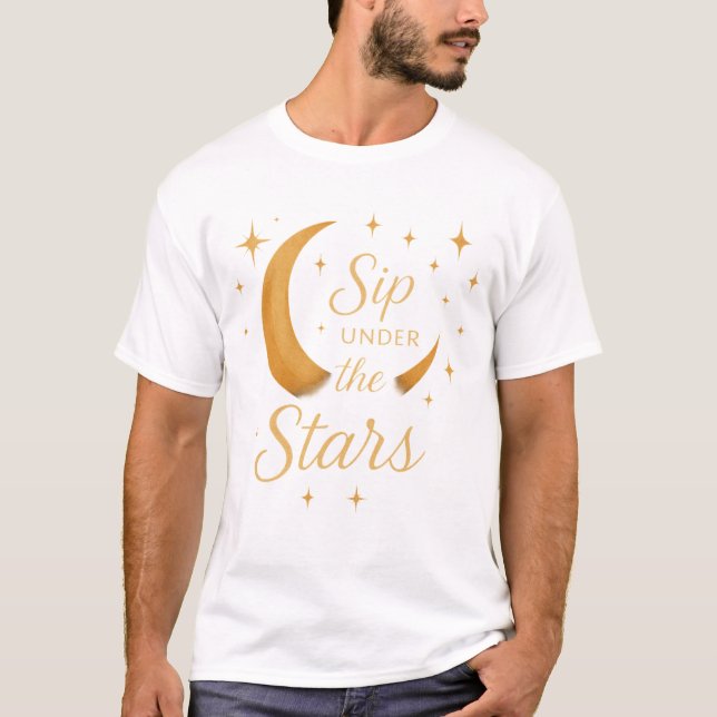 "Stellar Style Men’s T-Shirt – Where Elegance Meet (Front)
