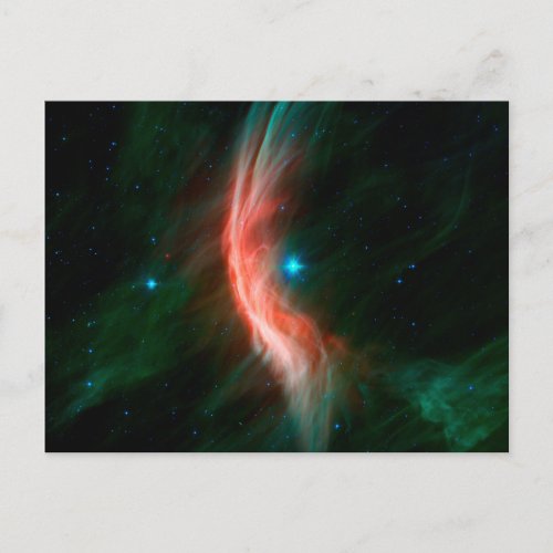 Stellar Winds Flow Out From Zeta Ophiuchi Postcard