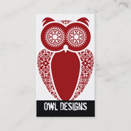 StellaRoot Hootie Owl Business Card