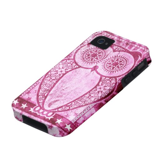 StellaRoot Pink Jeans Hootie Owl Case-Mate iPhone Case (Bottom)