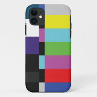StellaRoot Retro TV Color Code Television vcr bars iPhone 11 Case