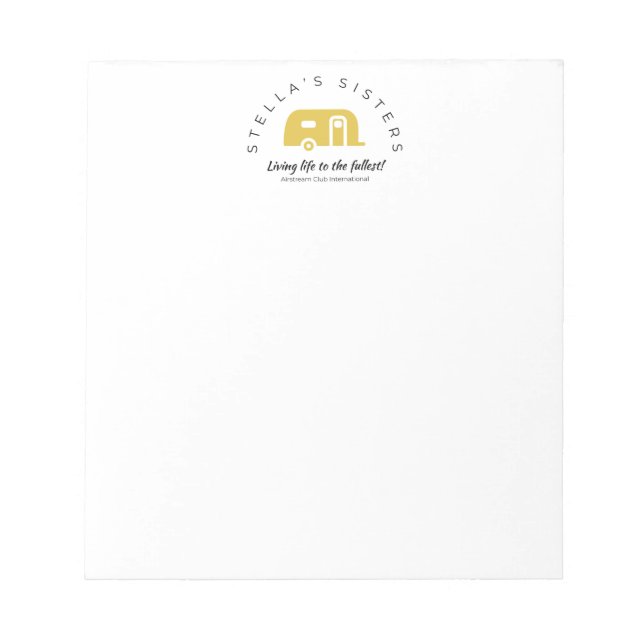 Stella's Sisters Notepad (Front)
