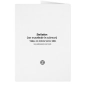 Stellation(on exactitude in science) cards (Back)