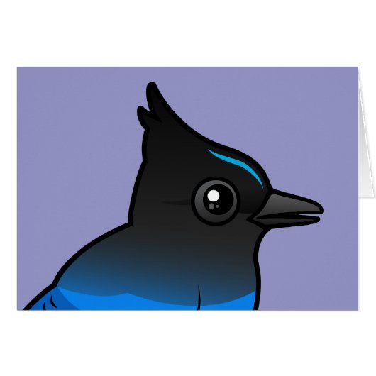 Steller's Jay Cards (Front Horizontal)