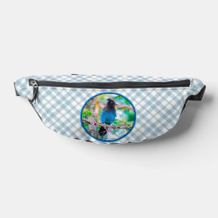 Steller's Jay in Forest Original Photograph Fanny Pack