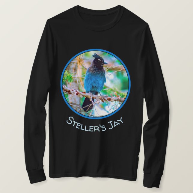 Steller's Jay - Original Photograph T-Shirt (Design Front)