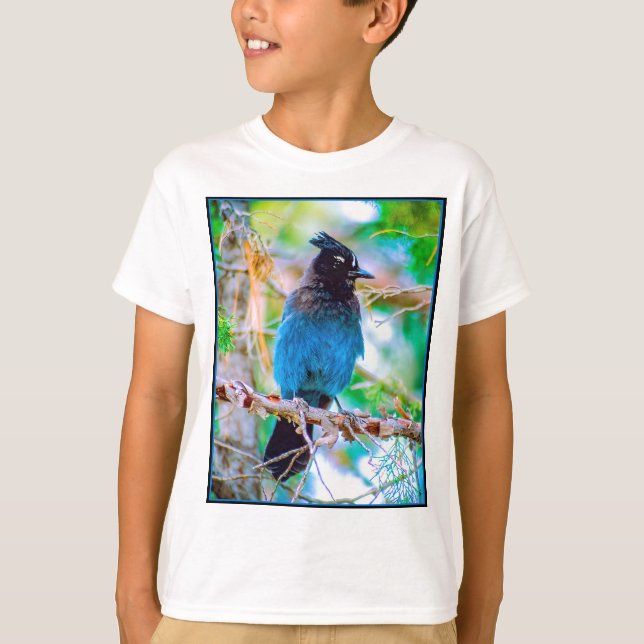 Steller's Jay - Original Photograph T-Shirt (Front)