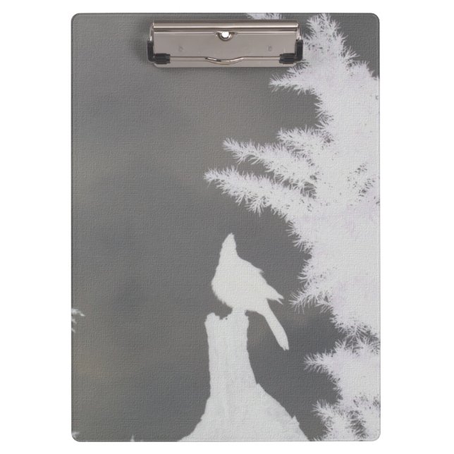 Steller's Jay Silhouette Clipboard (Front)