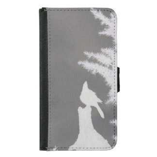 Steller's Jay Silhouette Galaxy S5 Wallet Case