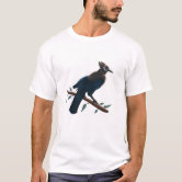 Stellar Blue Jay dark shirt, Zazzle