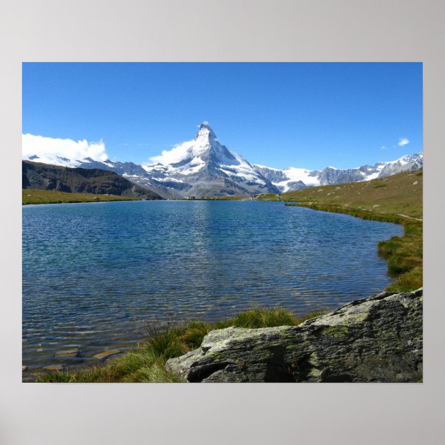 Stellisee, Valais Alps Poster (Front)