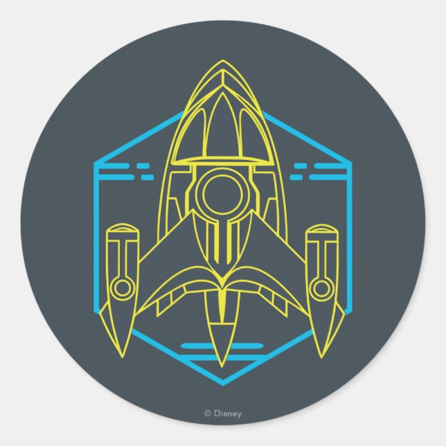 Stellosphere Badge 2 Classic Round Sticker (Front)