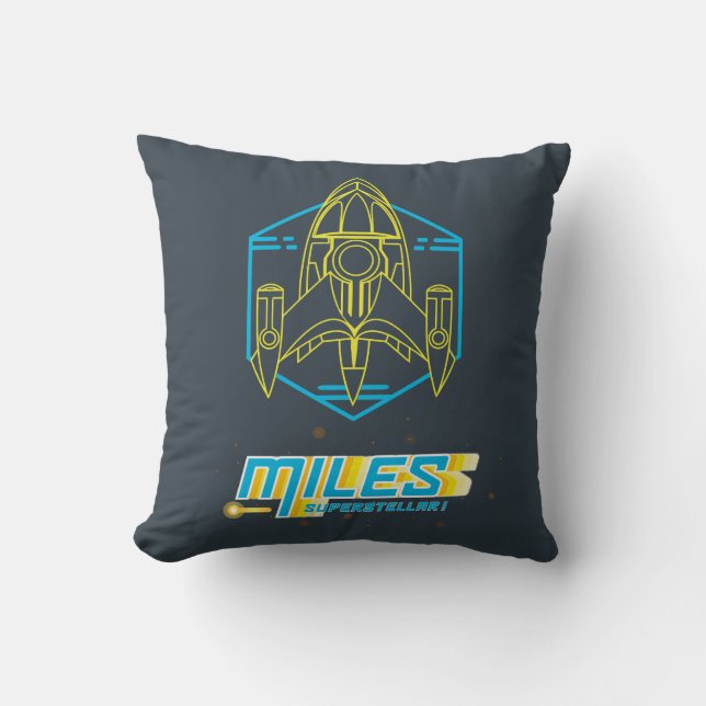 Stellosphere Badge Throw Pillow (Front)
