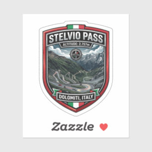 Stelvio Pass - Alpine Driving Experience Sticker