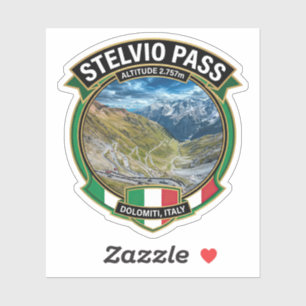 Stelvio Pass - Iconic Italy Pass Sticker