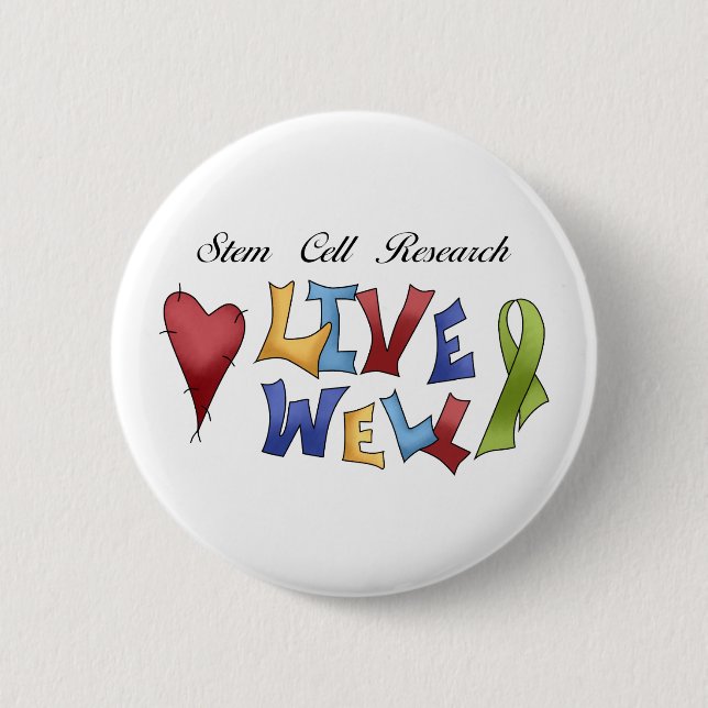 Stem Cell Research Pinback Button (Front)