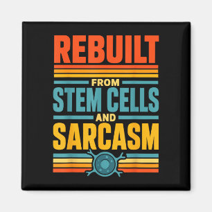 Stem cell transplant survivor bone marrow recovery magnet