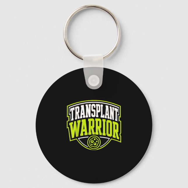 Stem cell transplant warrior  keychain (Front)