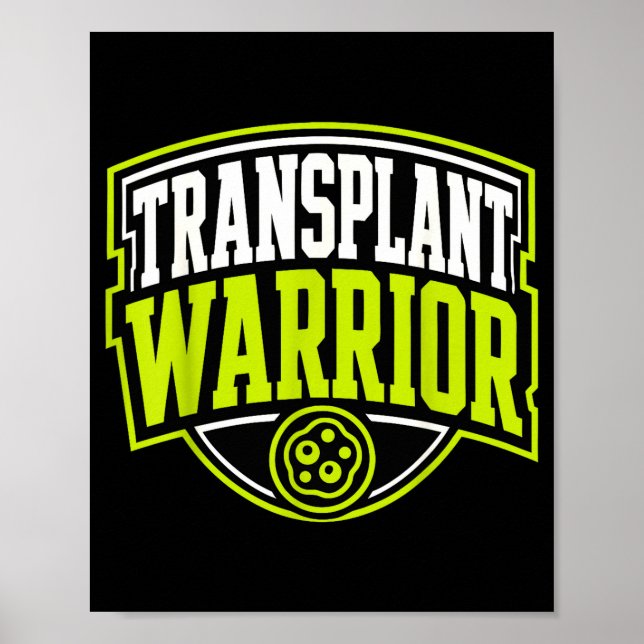 Stem cell transplant warrior  poster (Front)