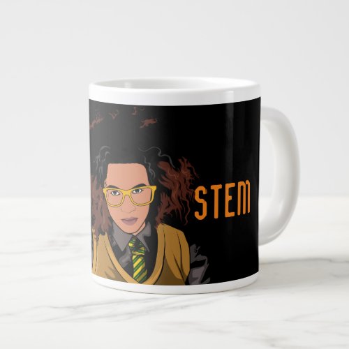 STEM excellence black girl  Giant Coffee Mug