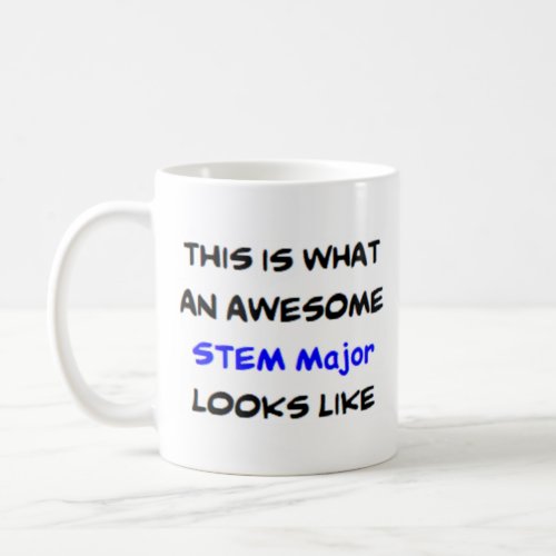 stem major awesome coffee mug